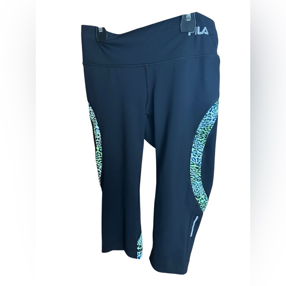Fila Black Running Leggings - Picture 1 of 4
